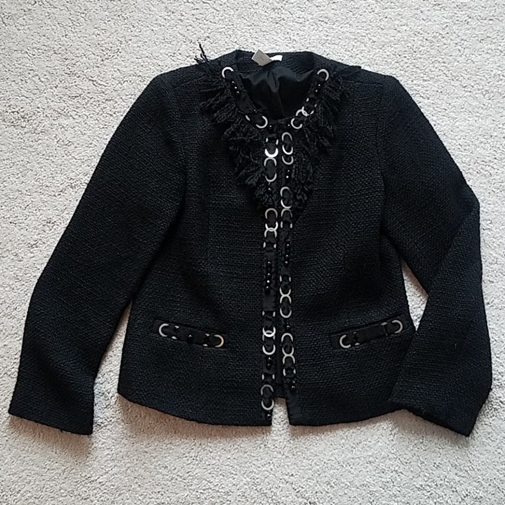 Chico's black blazer 4